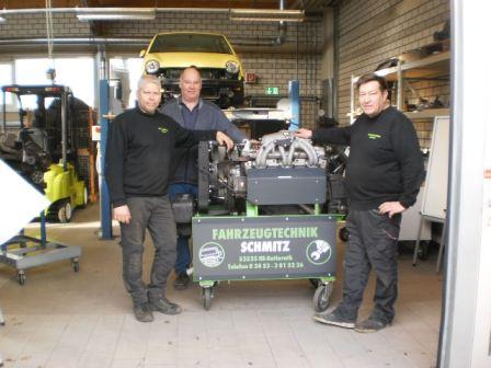 Motorenspende für ein Schülerprojekt im Bereich Fahrzeugtechnik